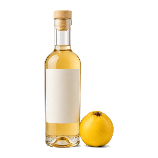 Quince Liqueur cocktail ingredient on a transparent background
