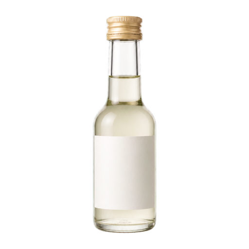 Culinary Vinegar cocktail ingredient on a transparent background